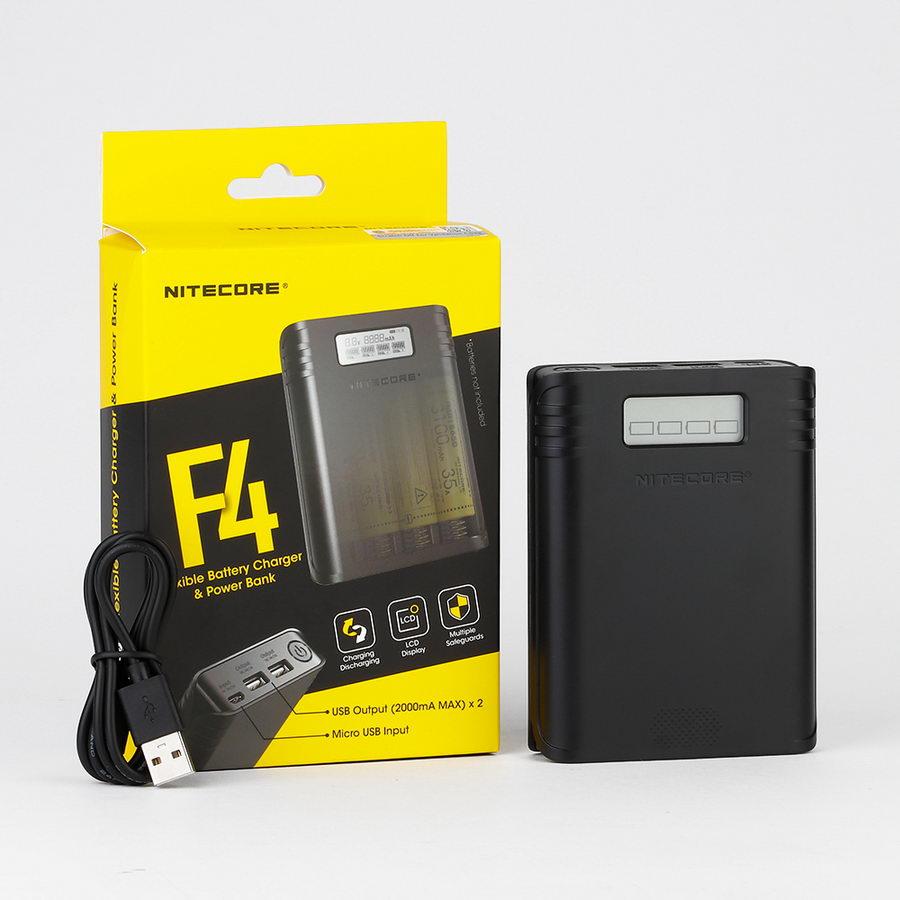 Nitecore F4 4x18650 USB punjač / powerbank