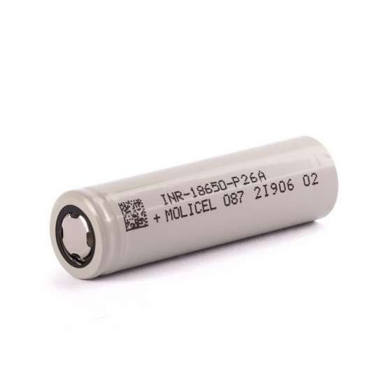 Molicel INR18650 P26A 2600mAh 25A Li-ion baterija